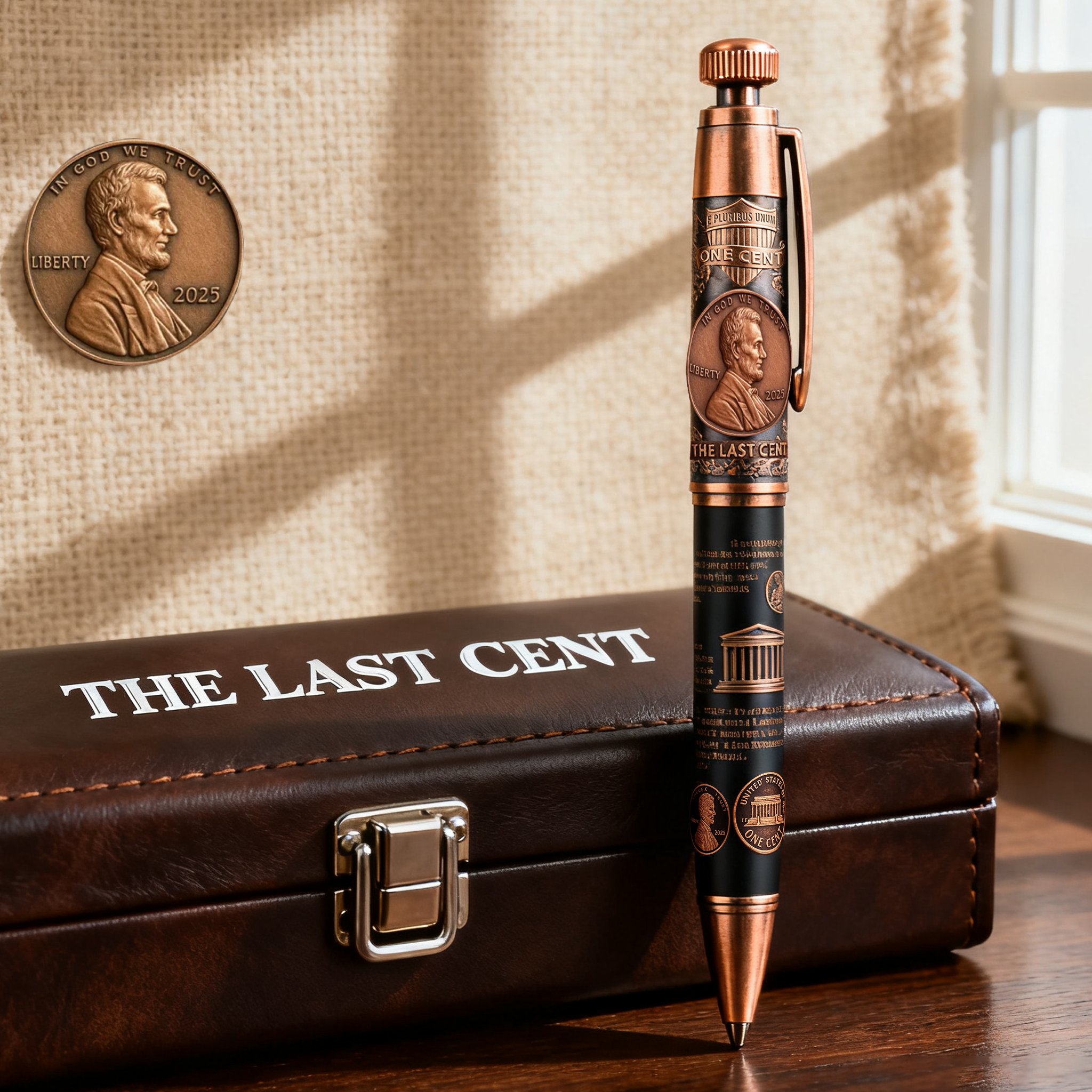 🔥Christmas Hot Sale 49% OFF🔥 - THE LAST CENT 2025 Commemorative Pen