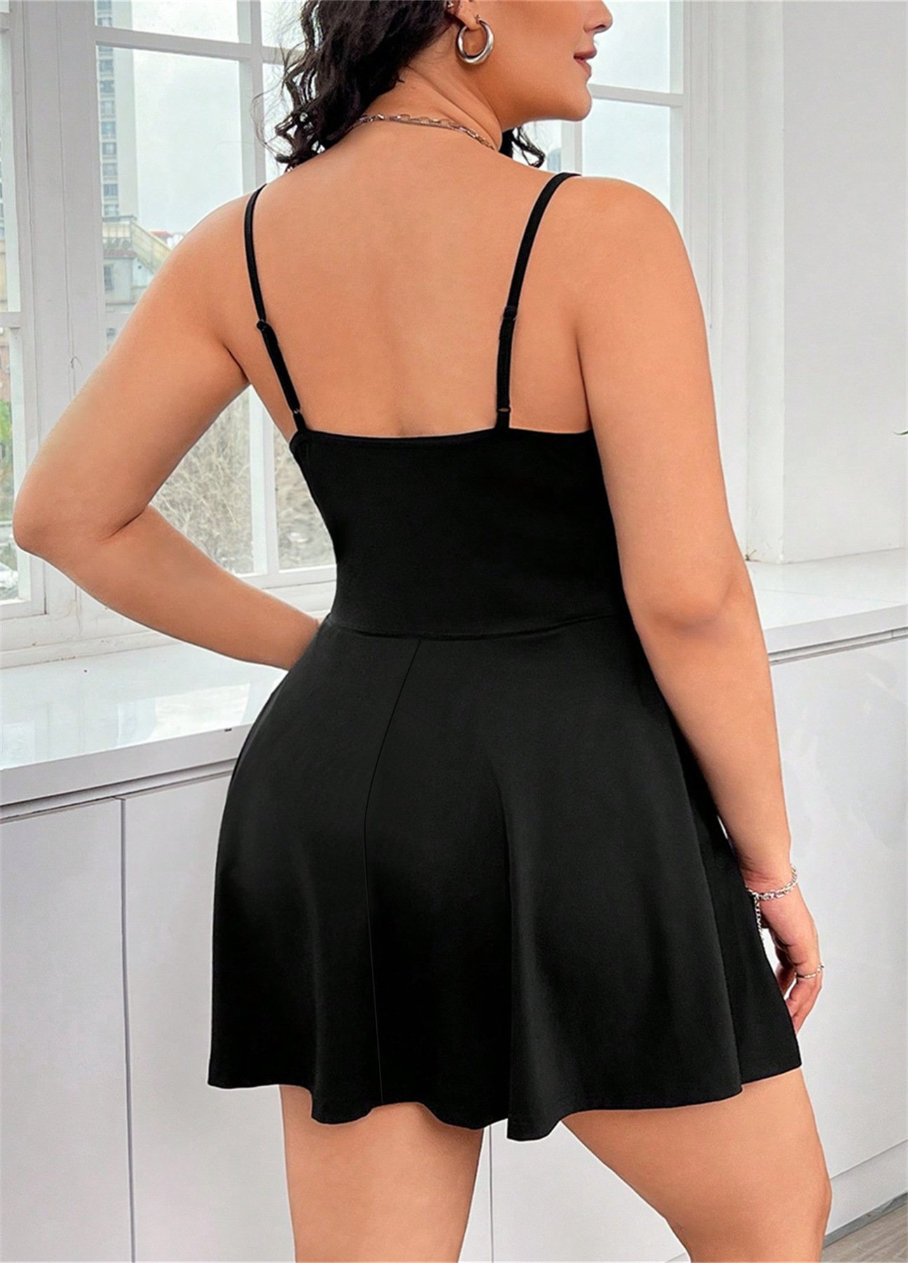 💖Spring Hot Sale 49% OFF🎁Plain Backless Pocket 2 in 1 Cami Dress