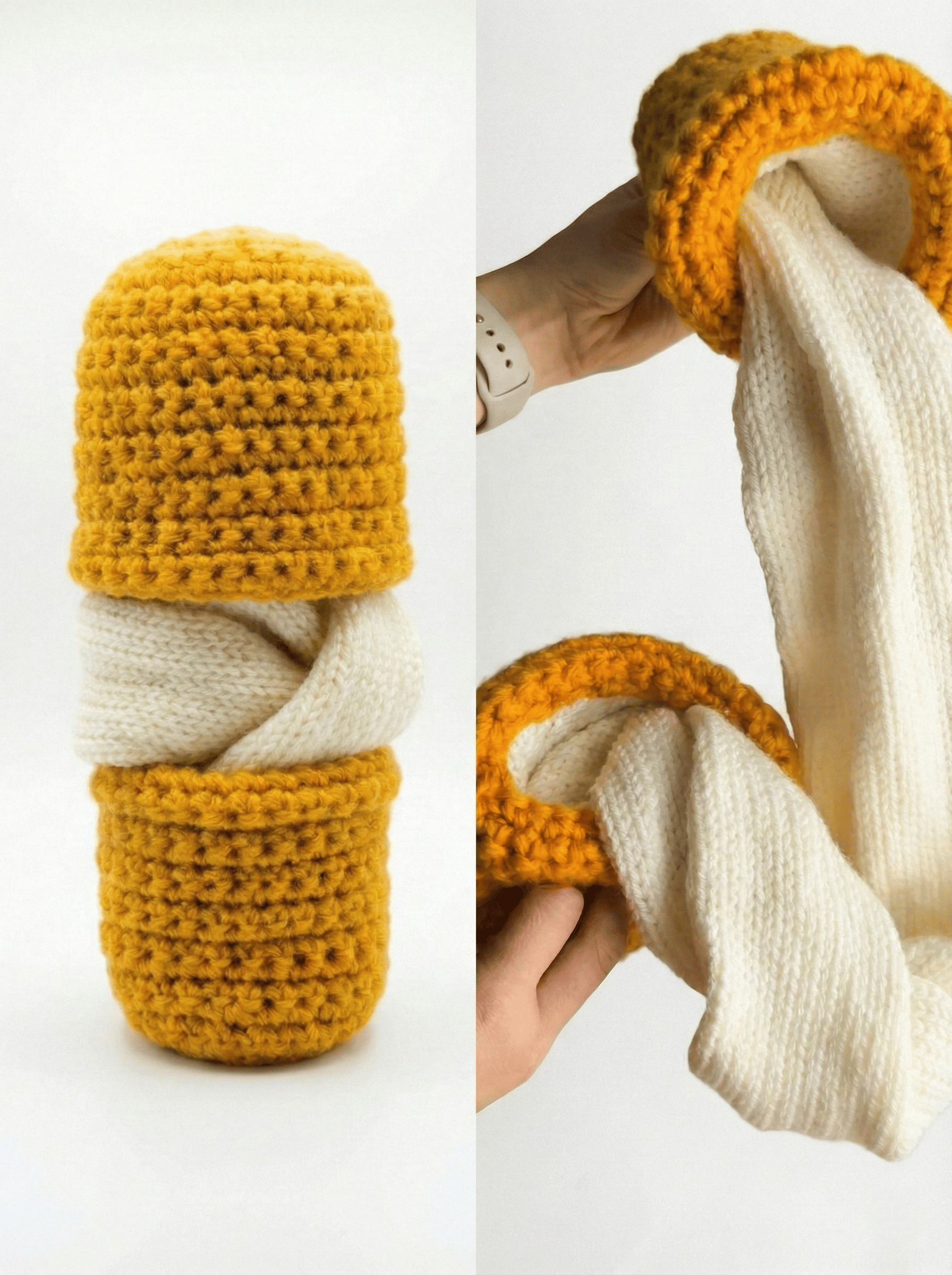 Mozzarella scarf transformation