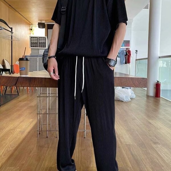 🔥Sunmer Hot Sale $20🔥Ice Silk Male Casual Suit