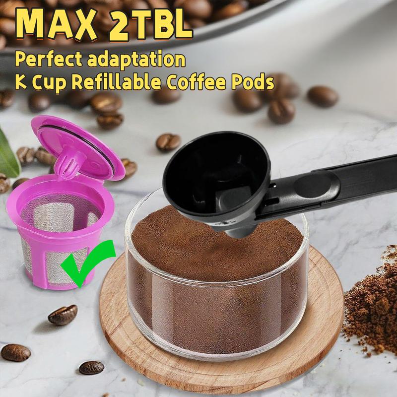 Protein Powder Sliding Spoon, Powder Funnel Scoop, Coffee Leak Proof Spoon,High Quality Scoop for Pre Workout Creatine  Powder Formula Smoothie Kitchen Utensils BPA Free Plastic 2 TBL