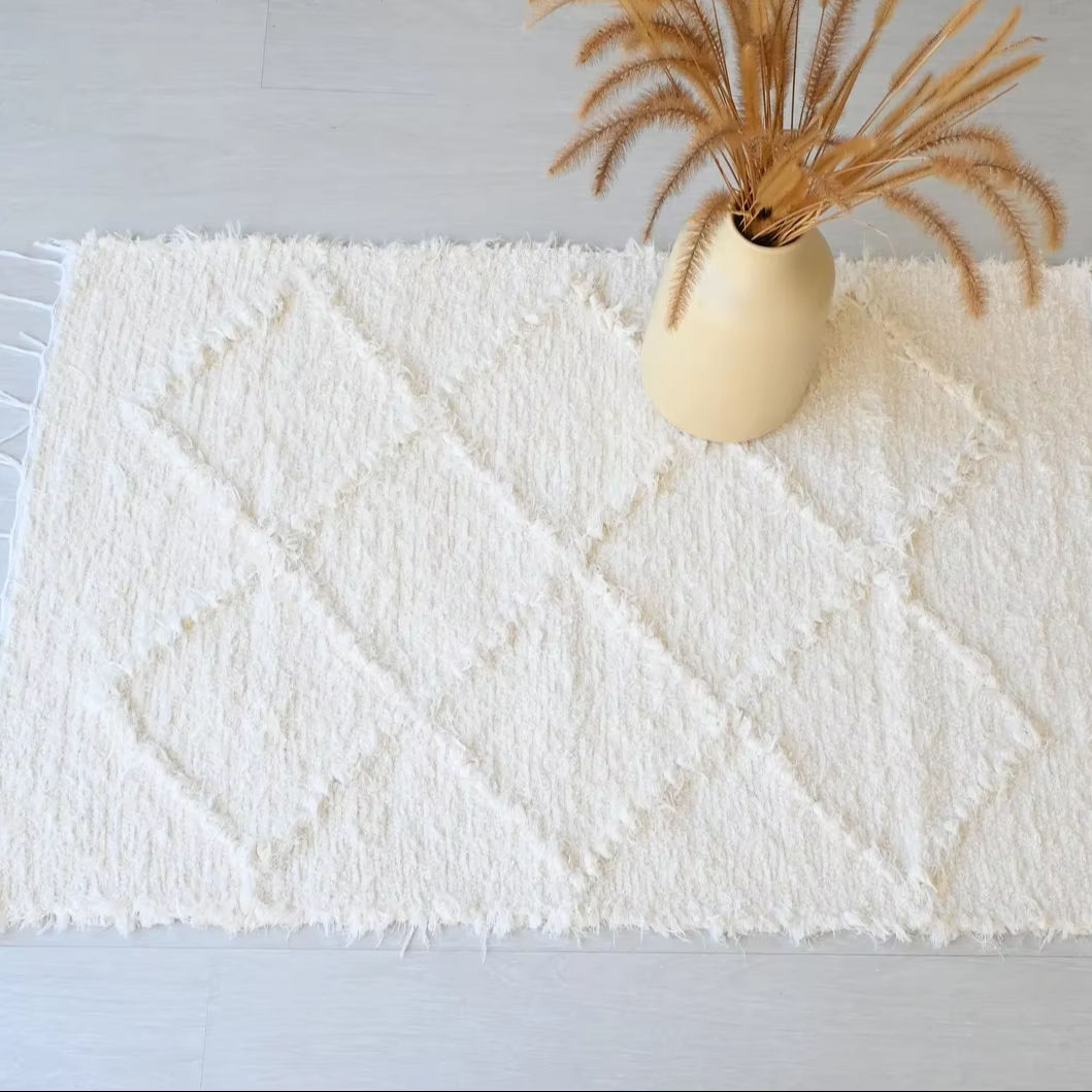 Unique wool oriental small channel doormat