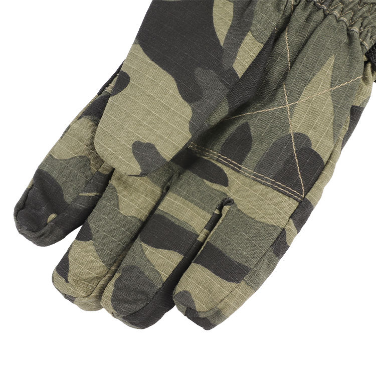 New camouflage outdoor cotton rechargeable battery winter fishing hiking heated gloves