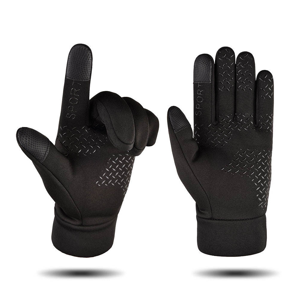 Best-selling high-density nylon cycling windproof and warm sports gloves