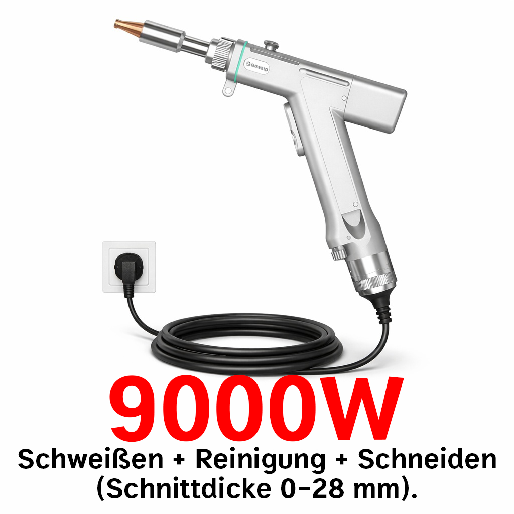 Alles in einem Gerät – Schweißen, Schneiden, Reinigen & Entrosten | 4-in-1 Lasergerät für Zuhause