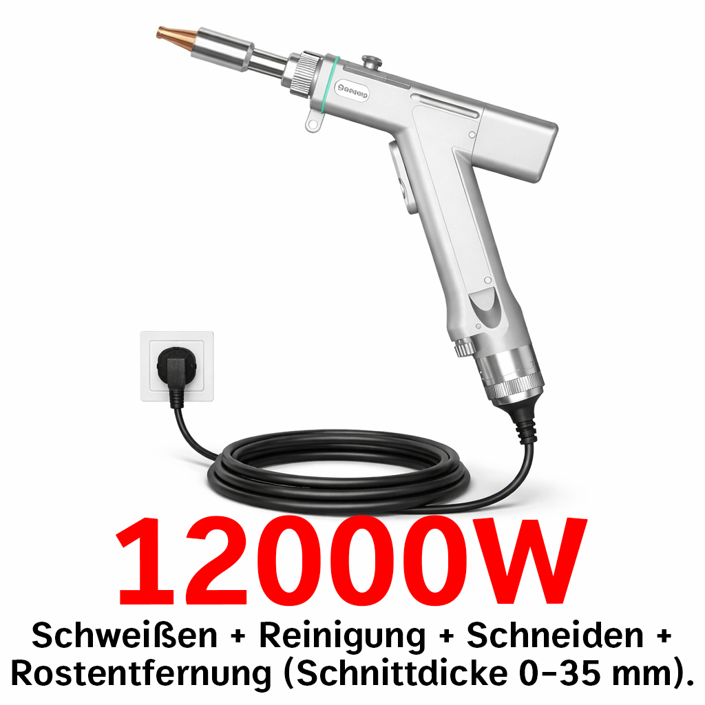 Alles in einem Gerät – Schweißen, Schneiden, Reinigen & Entrosten | 4-in-1 Lasergerät für Zuhause