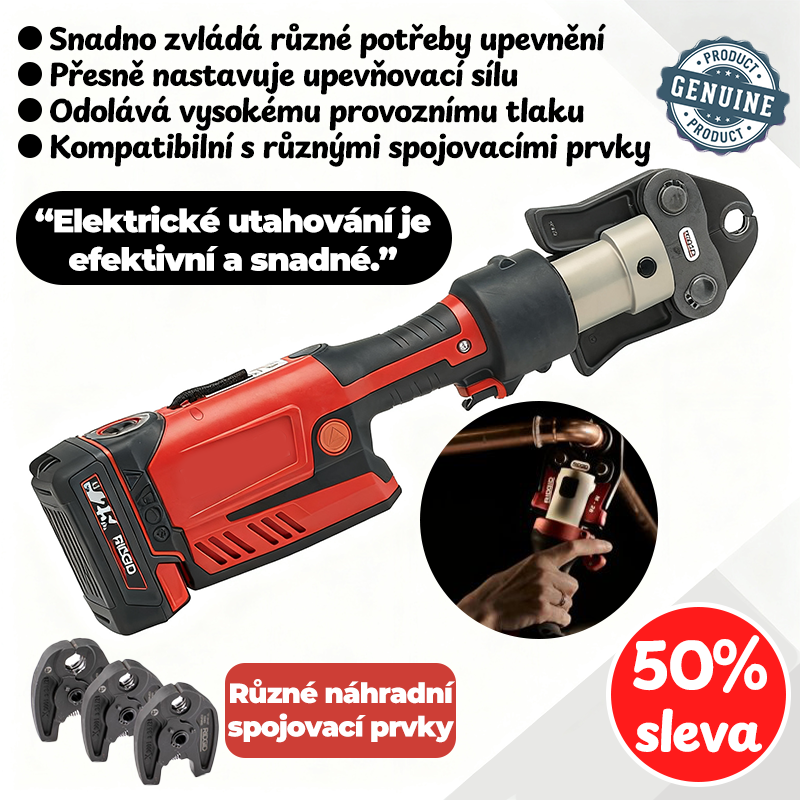 Sada nástrojů pro kompaktní lisy RIDGID, model 57373 RP 241, se svorkou 1/2 ProPress