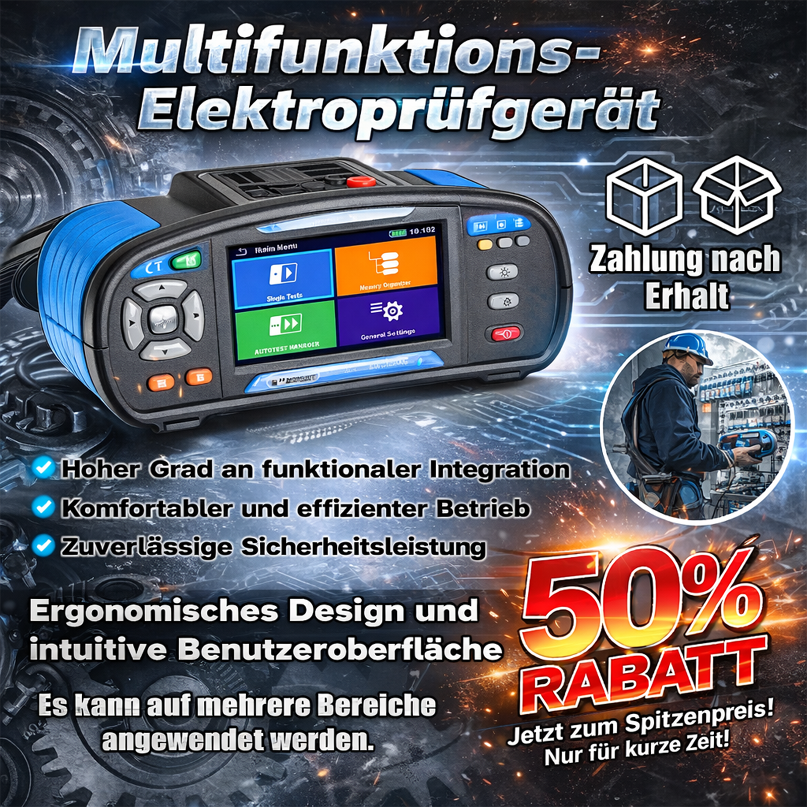 Multifunktions-Elektroprüfgerät
