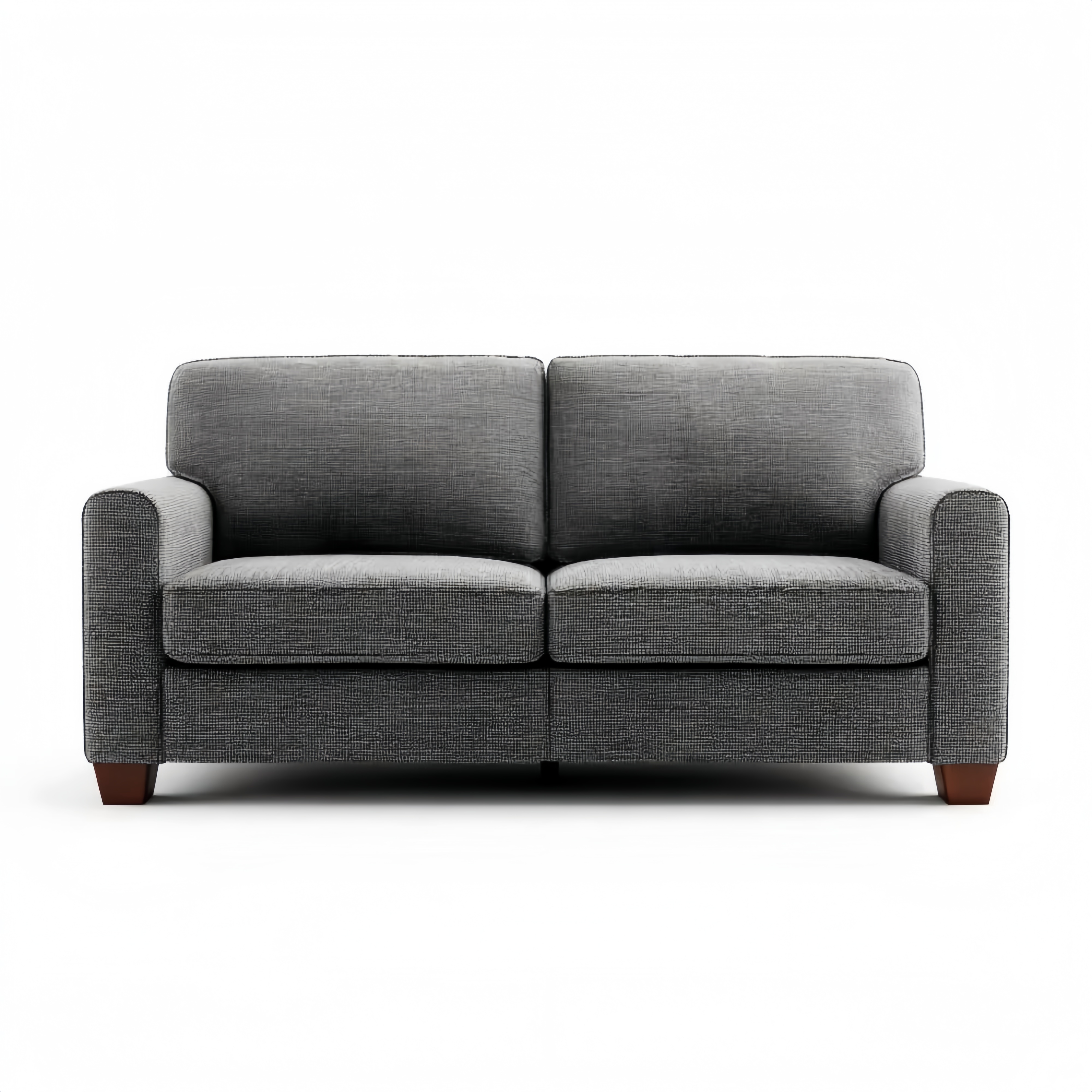 Divano a due posti in Tessuto 150x90x85 cm - Grigio