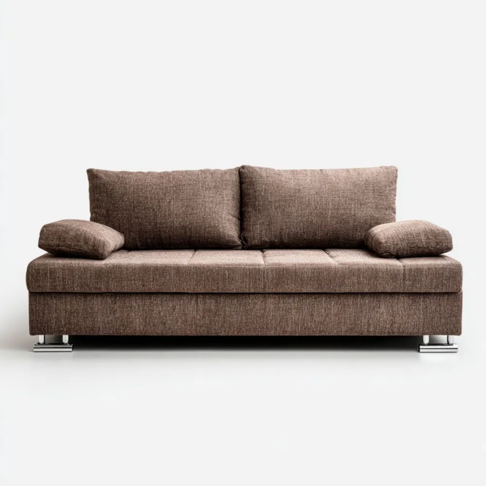 Divano due posti 200x90x85 cm - Marrone - Design Moderno