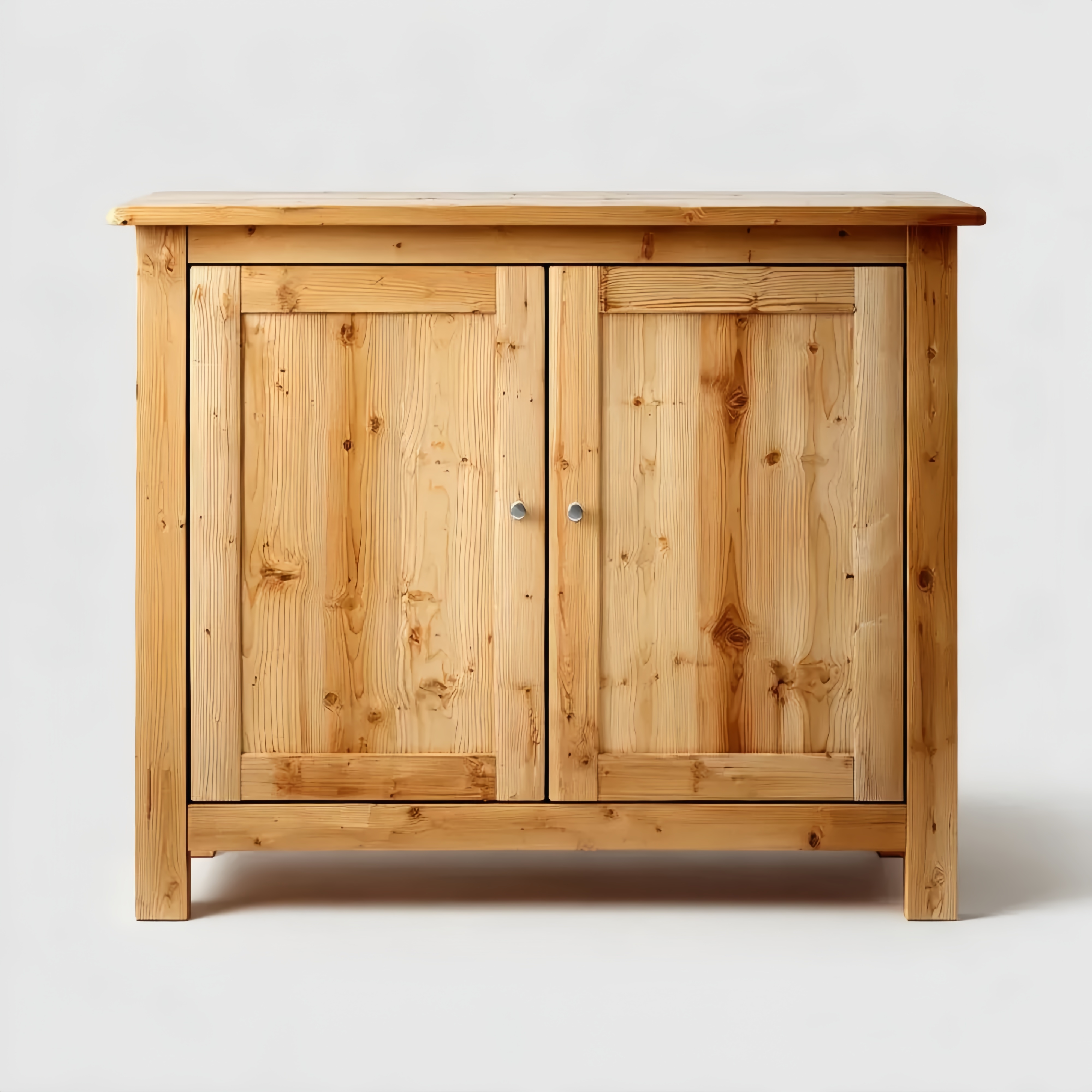 Credenza in legno 90x40x85 cm - Naturale - Design classico