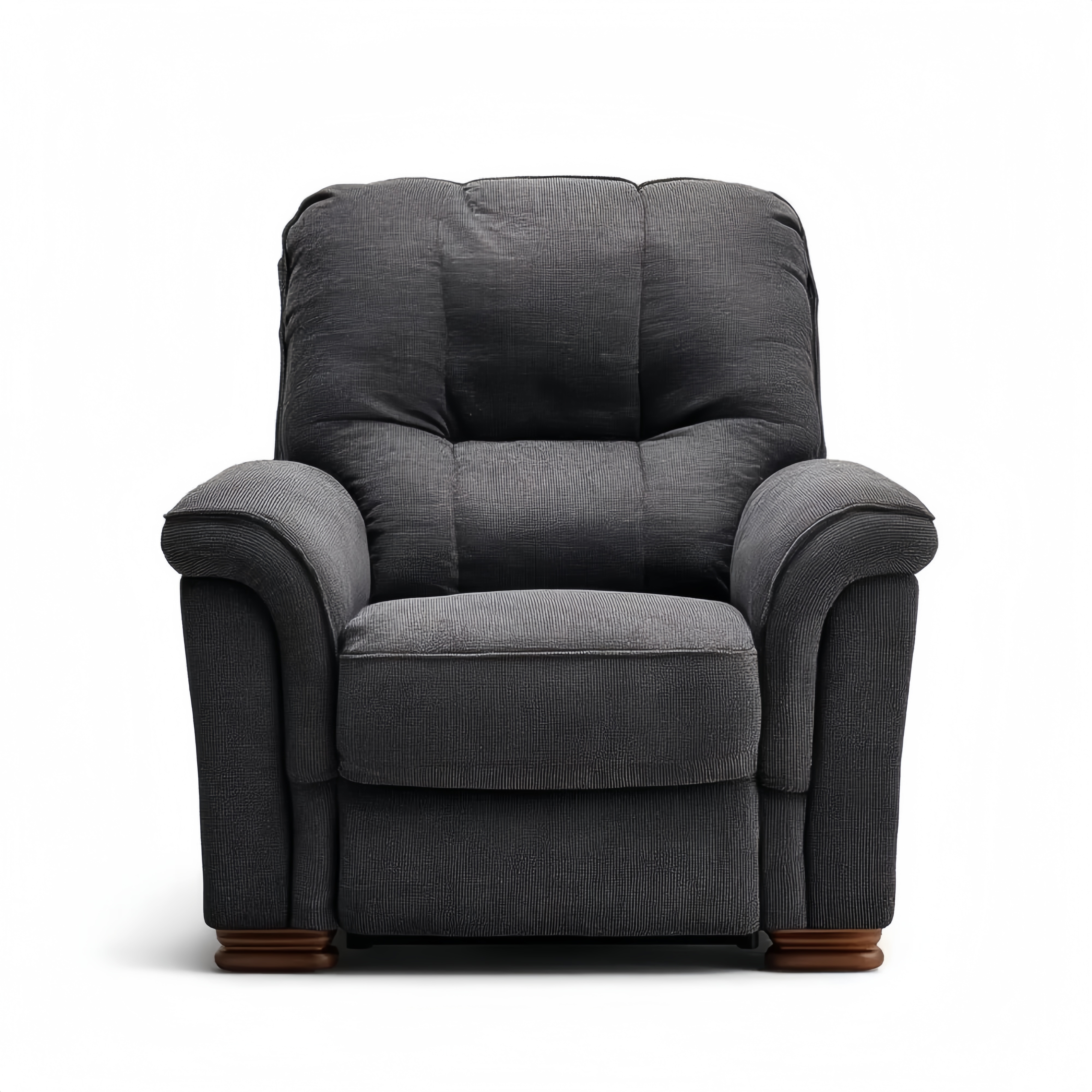 Poltrona relax 85x90x100 cm tessuto Grigio Scuro - Design moderno