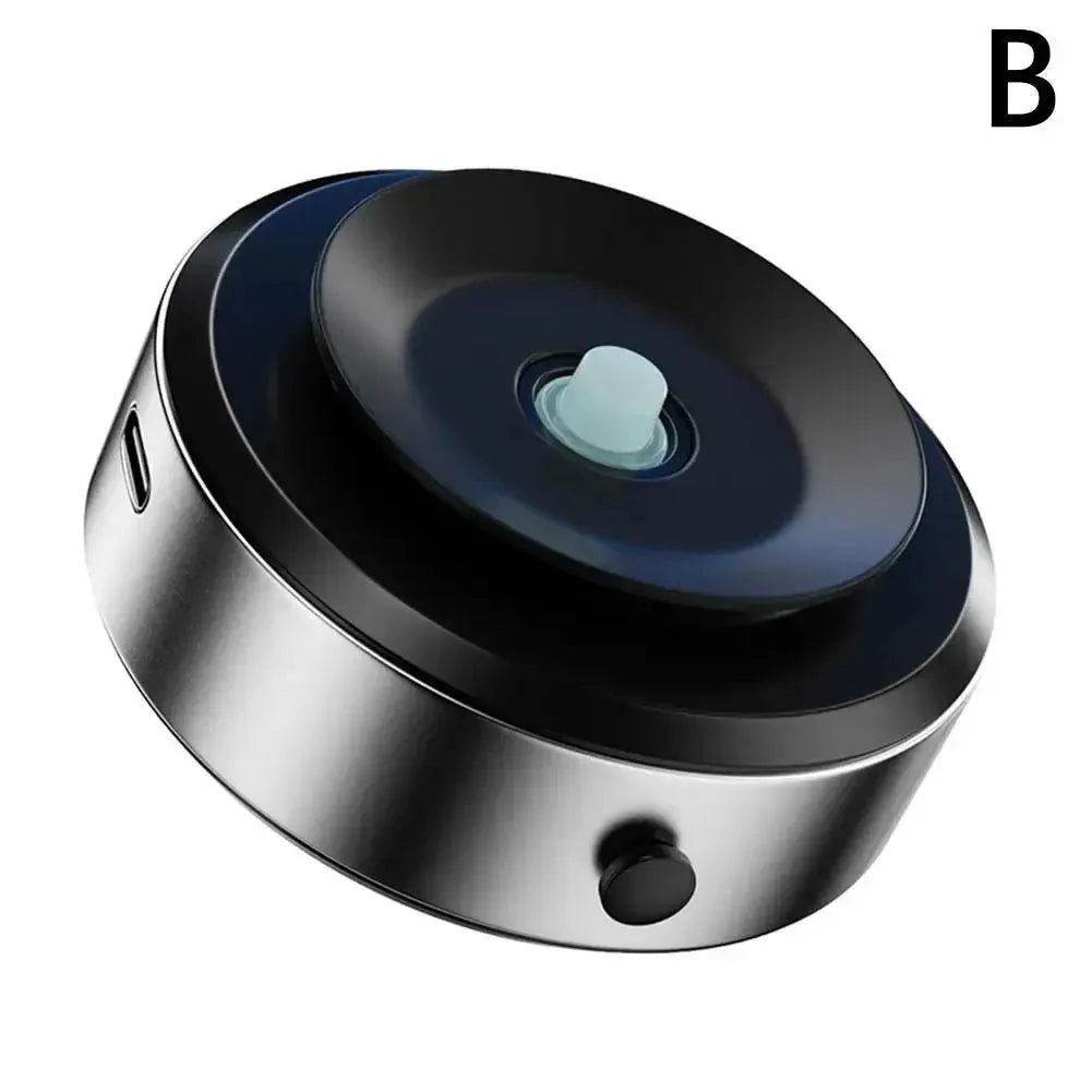 2 - in - 1 Magnetic Wireless Car Charger with Dual - Sided Rotation & Vacuum Suction - Featured Mart