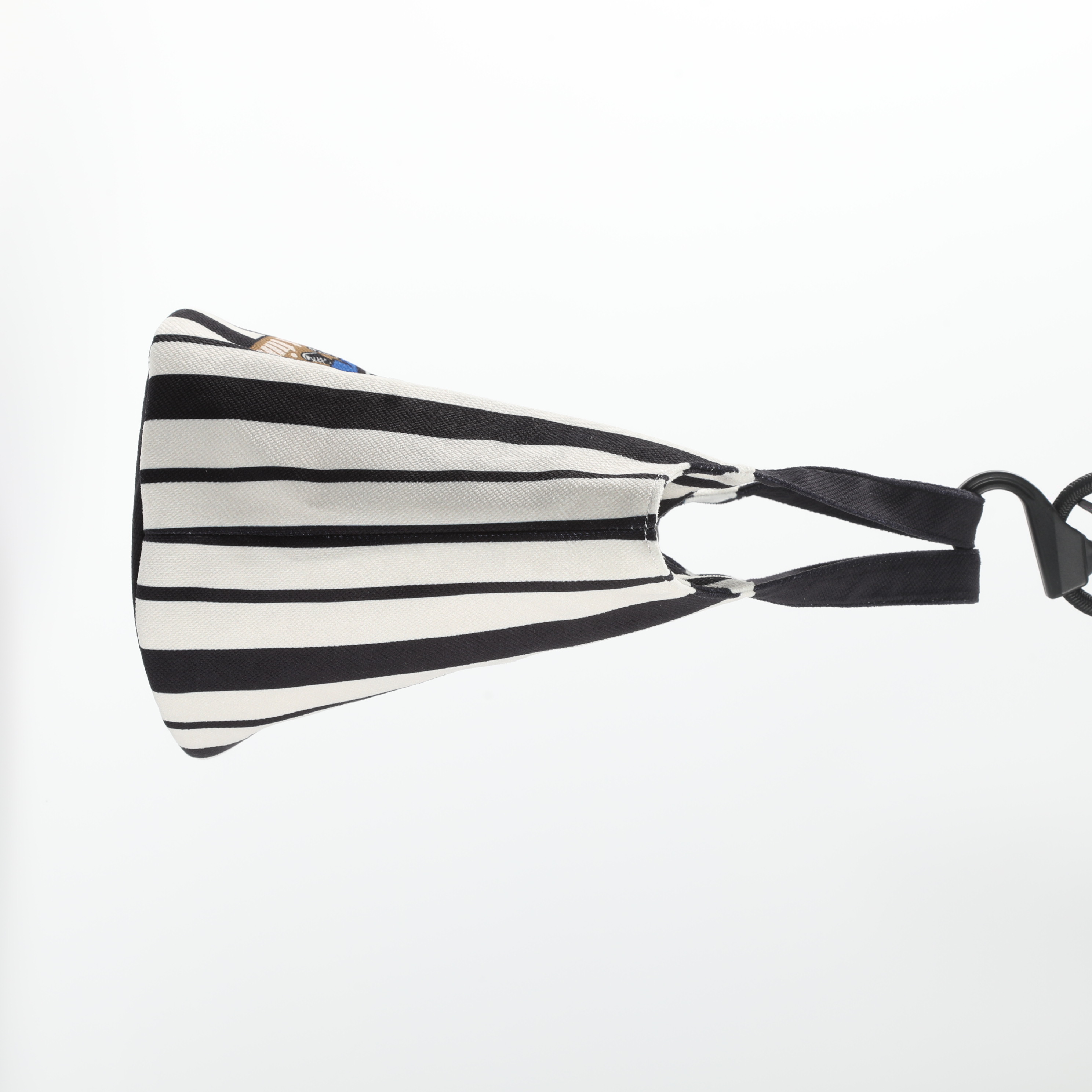 Black & White Stripe Shoulder Bag