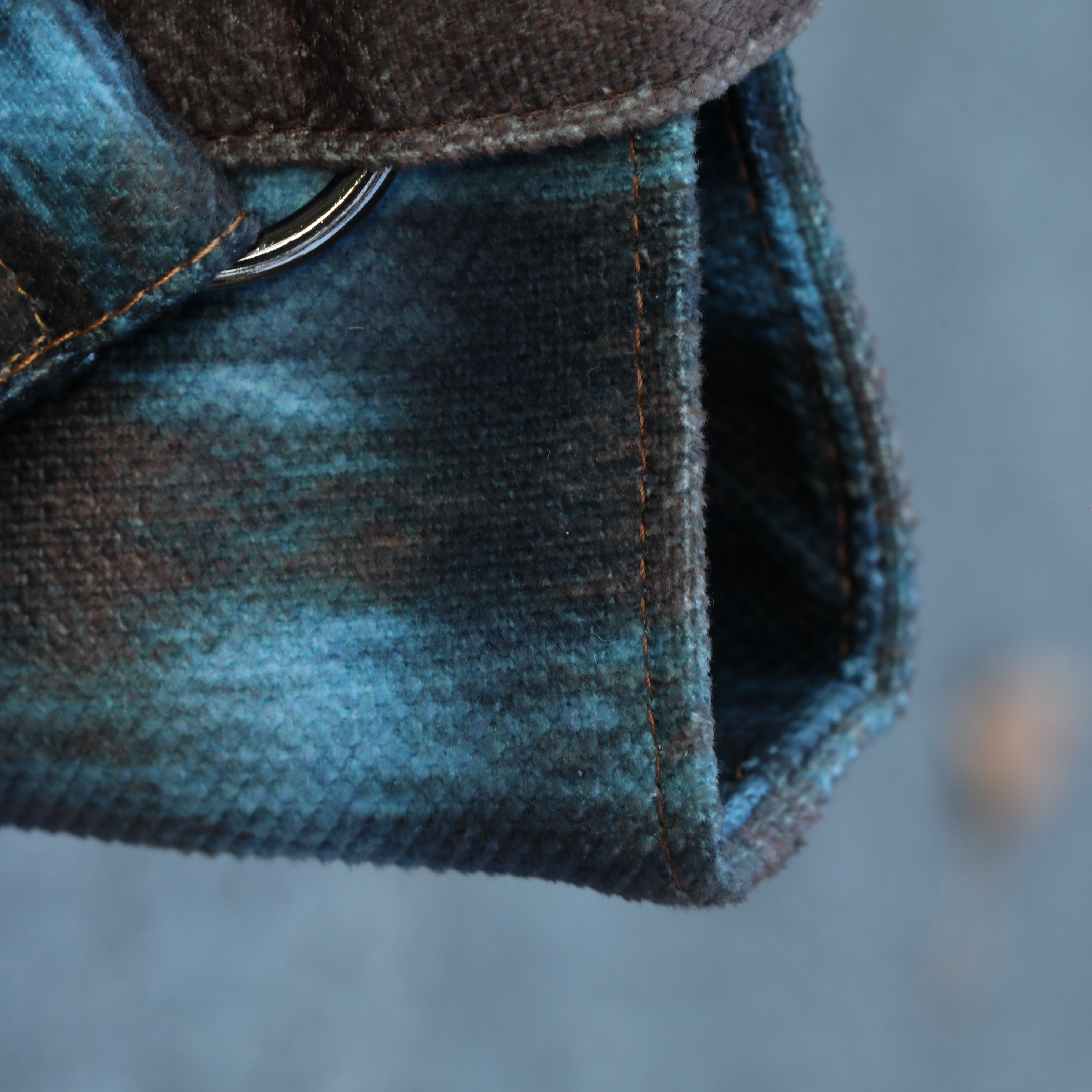 Vintage Blue Plaid Tote Bag