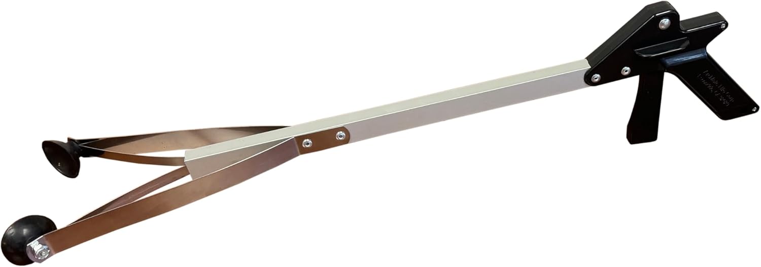 Heavy Duty Grab-It Reaching Tool - Grabber Reacher with 4.5 Inch Jaws, Can Lift a Dime to 8 lb. Brick, Lightweight, Sturdy, Ideal for Commercial, Maintenance, Seniors, 40, 6 Pack