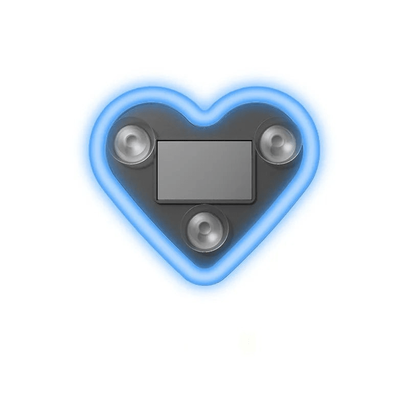 Car Solar Heart LED Light – Wireless Ambient Lamp - Featured Mart