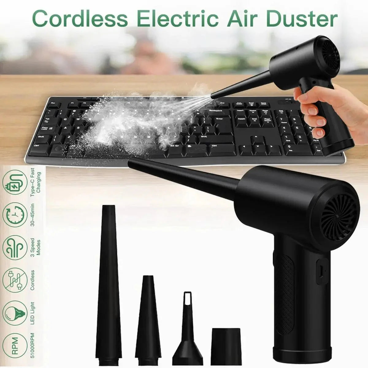 Cordless Air Duster - Featured Mart