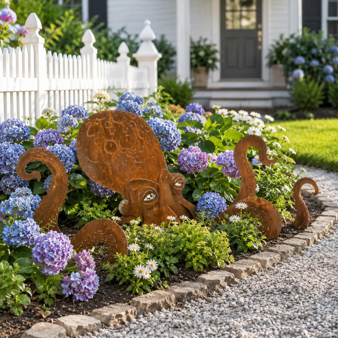 Giant Octopus Garden Sculpture – Bring a Backyard Legend to Life 🐙🌿