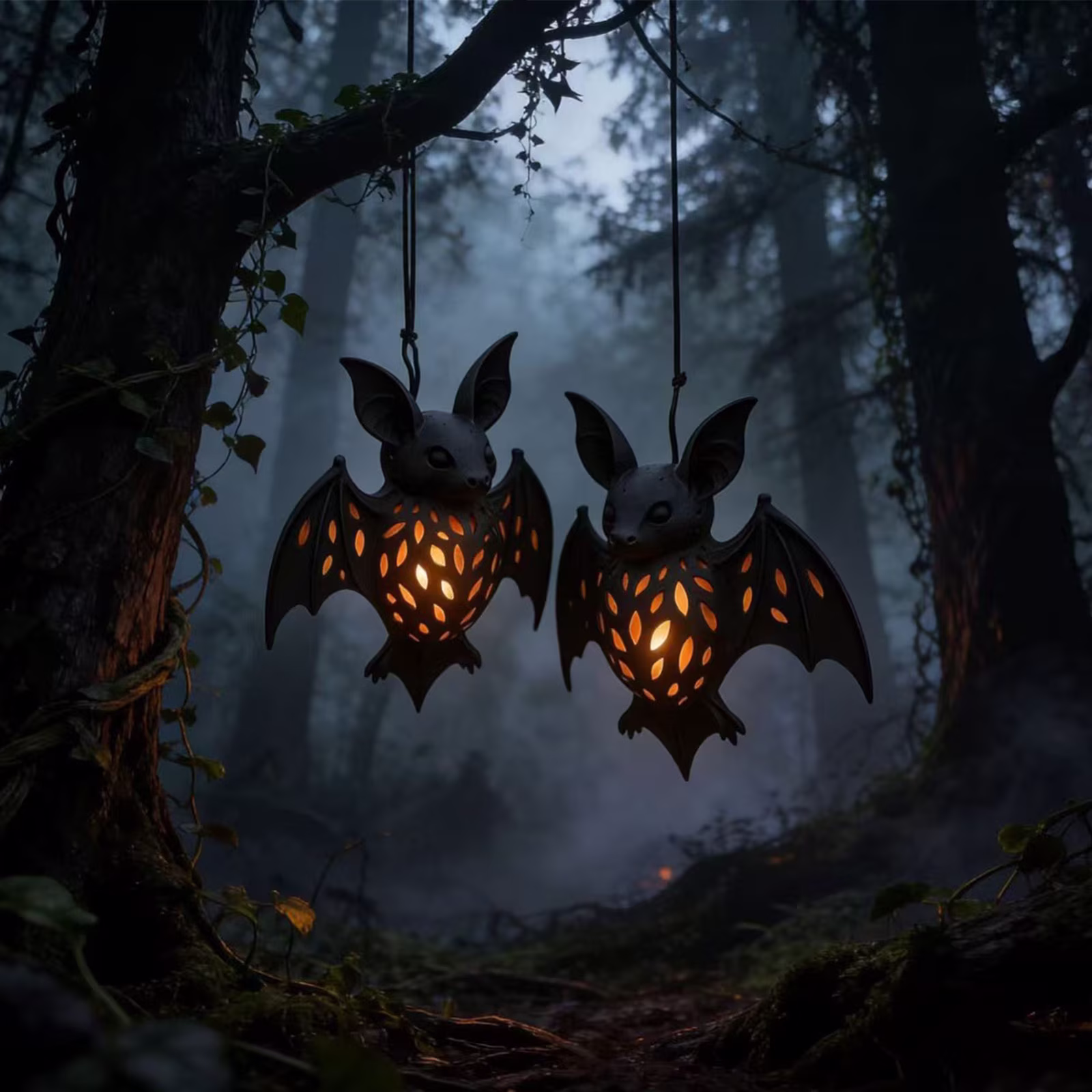 Bat Lamp Shade 2-Pack – DIY Spooky Lighting for Halloween 🦇🎃