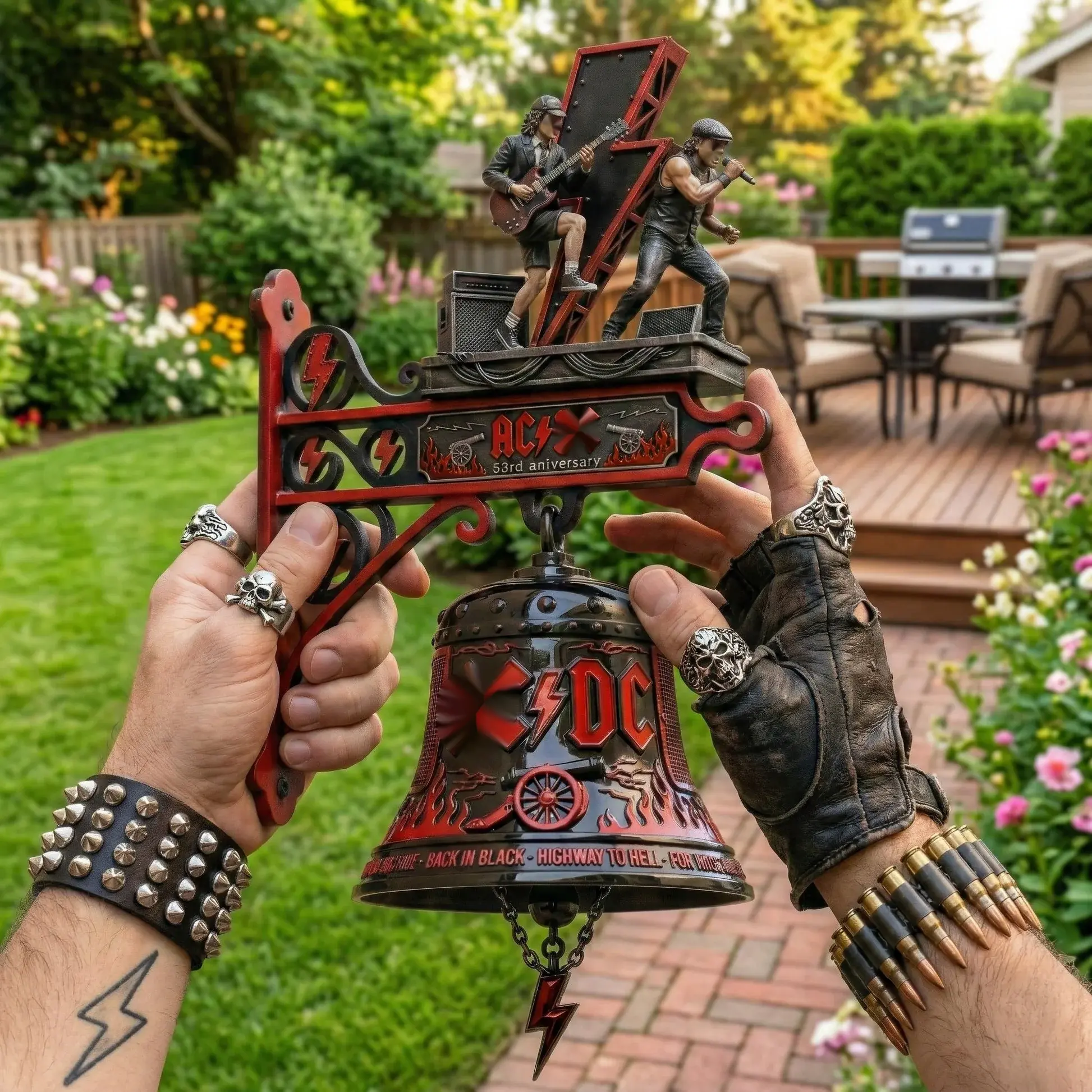 ⚡ 53rd Anniversary Rock Wall Bell – Limited Edition Collectible