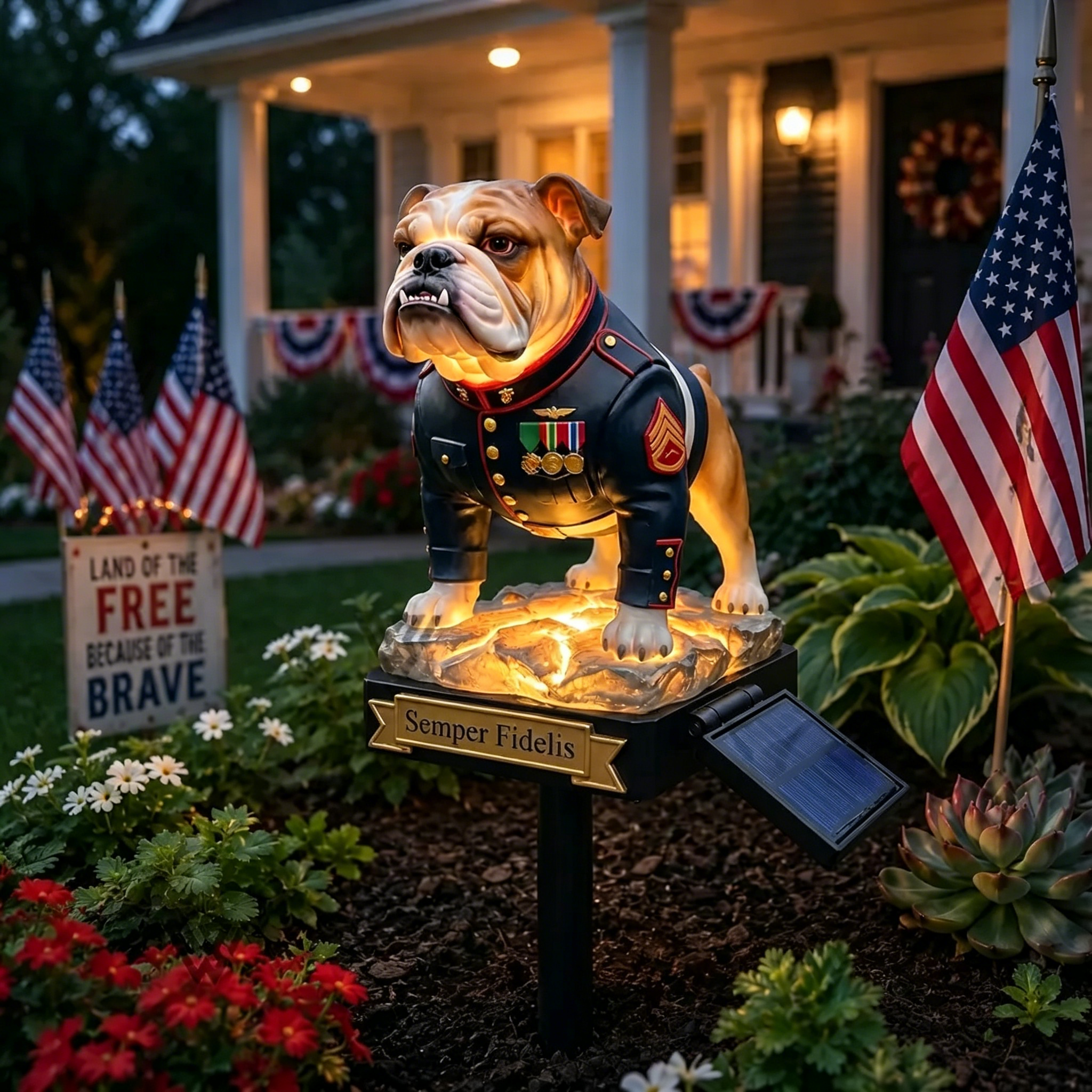 Solar‑Powered Garden Accent – Multiple Lighting Modes 🎁🌙