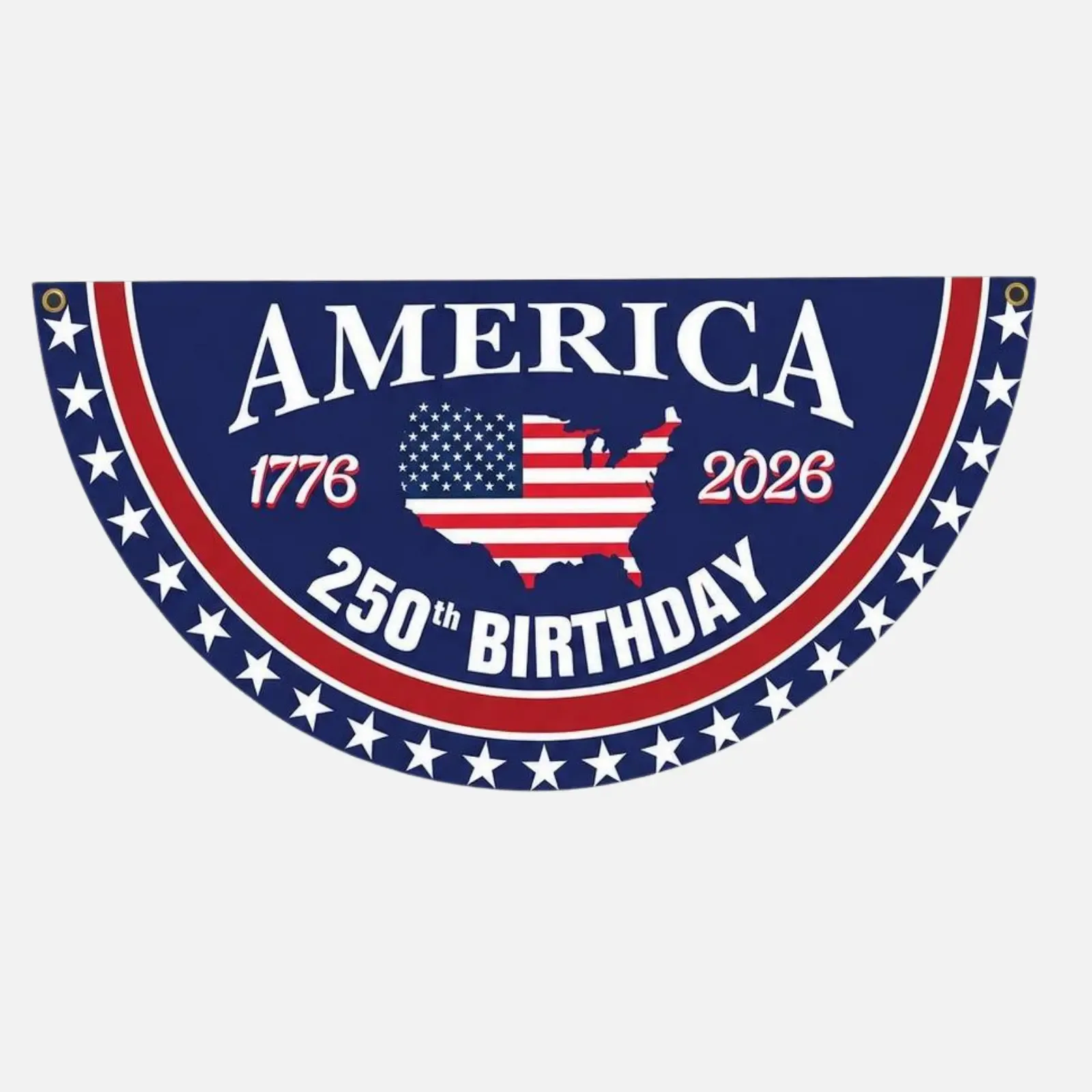 🎉 America's 250th Birthday Bunting Flag – 1776–2026