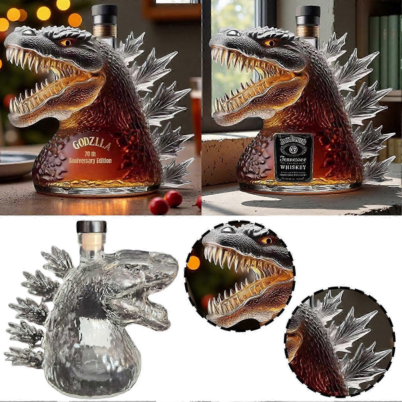 Godzilla‑Shaped Glass Pitcher – Monster Drinkware & Decor 🦖💧