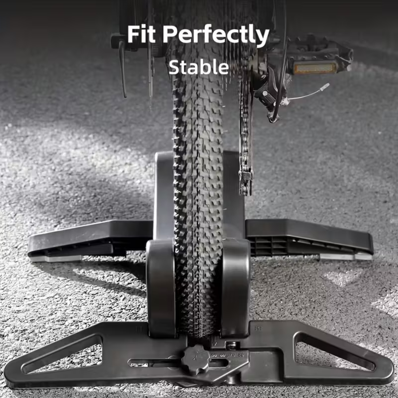 Adjustable Bike Floor Stand 🚲✨(Free Random Cleaning Cloth)