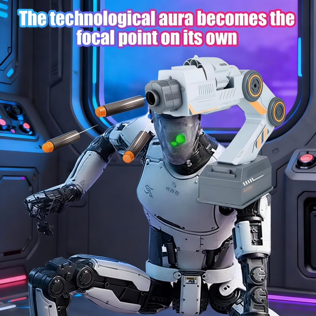 Smart Tracking Mechanical Arm Foam Blaster 🤖💥
