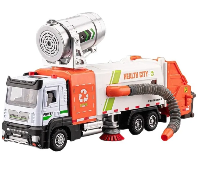 Kids’ Alloy Sanitation Truck Toy 🚛♻️