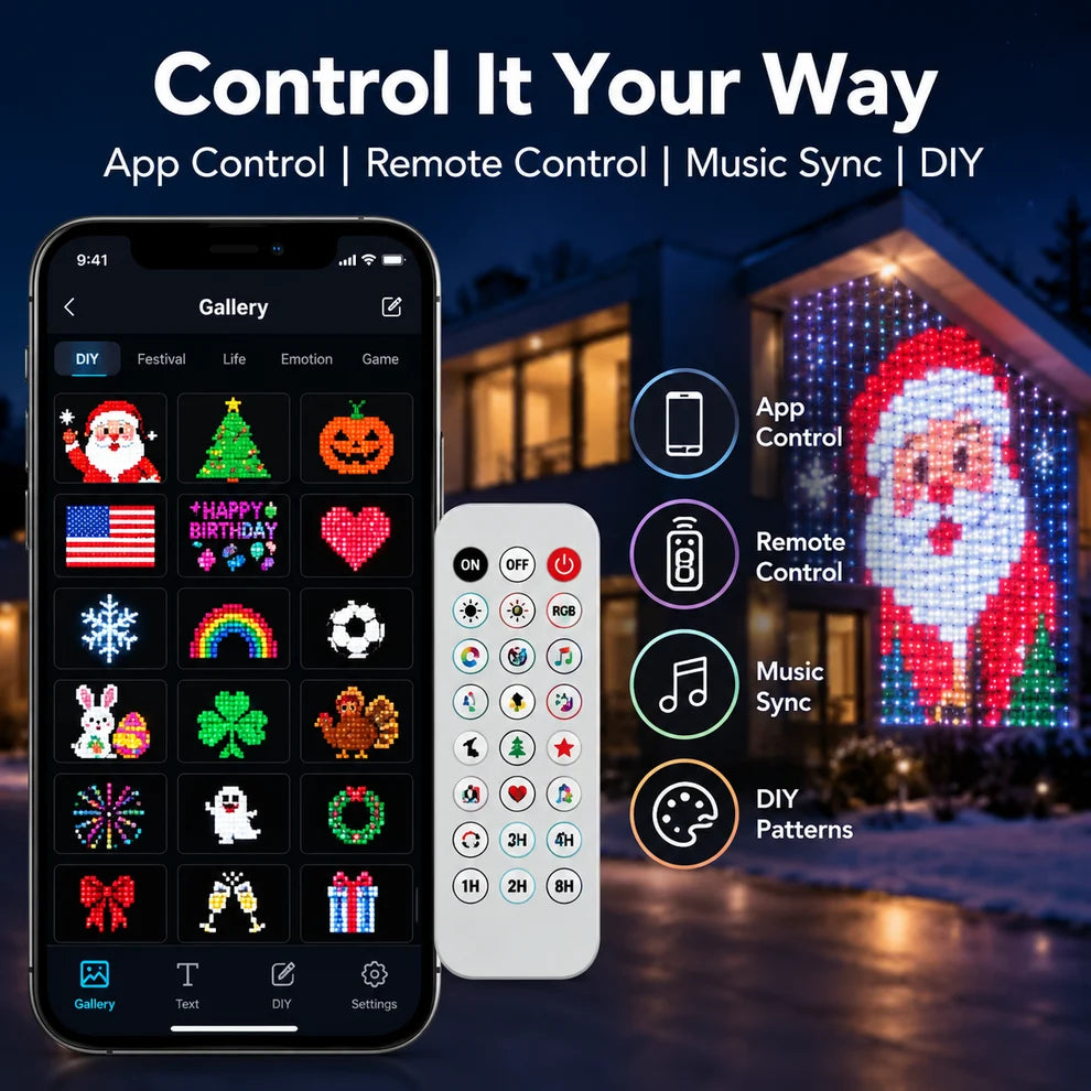 LumaWeb design swappable for any holiday