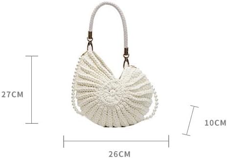 Bohemian Crochet Seashell Handbag 🐚👜