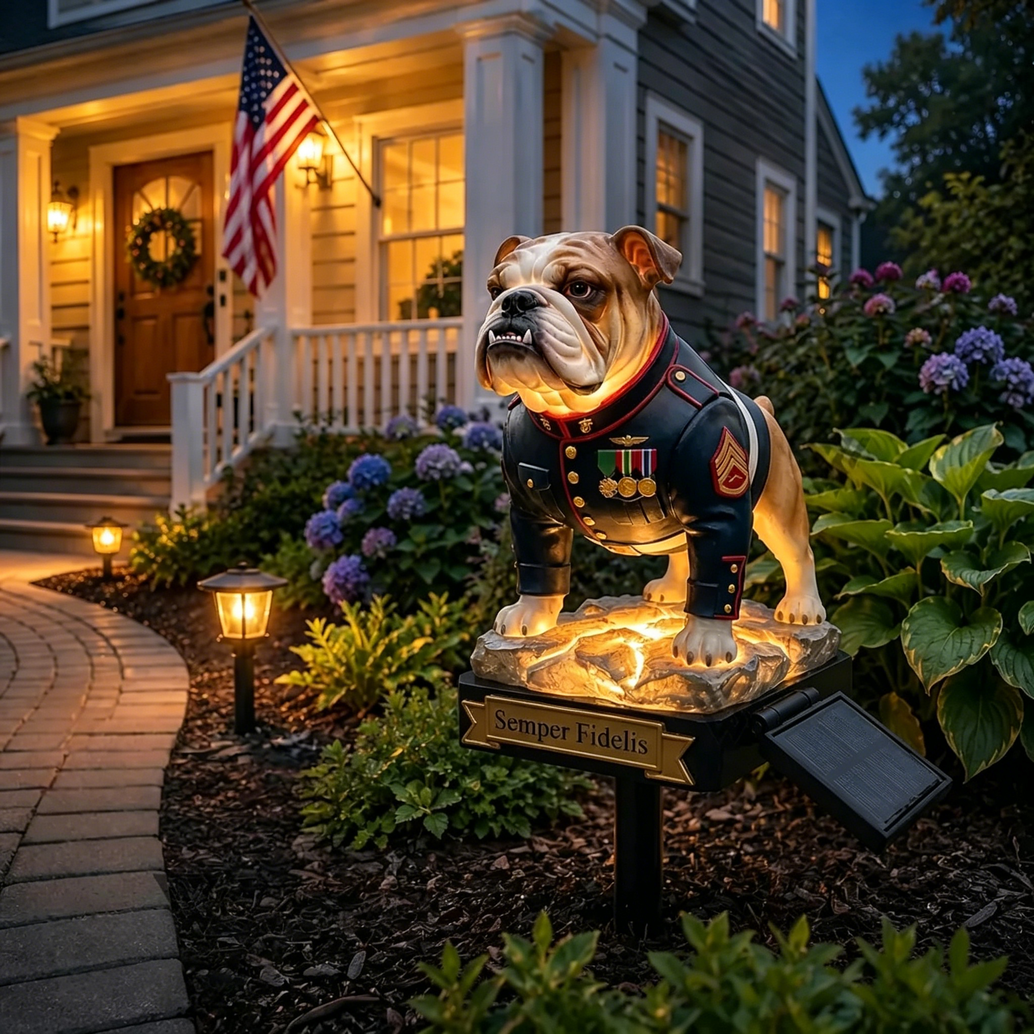 Solar‑Powered Garden Accent – Multiple Lighting Modes 🎁🌙