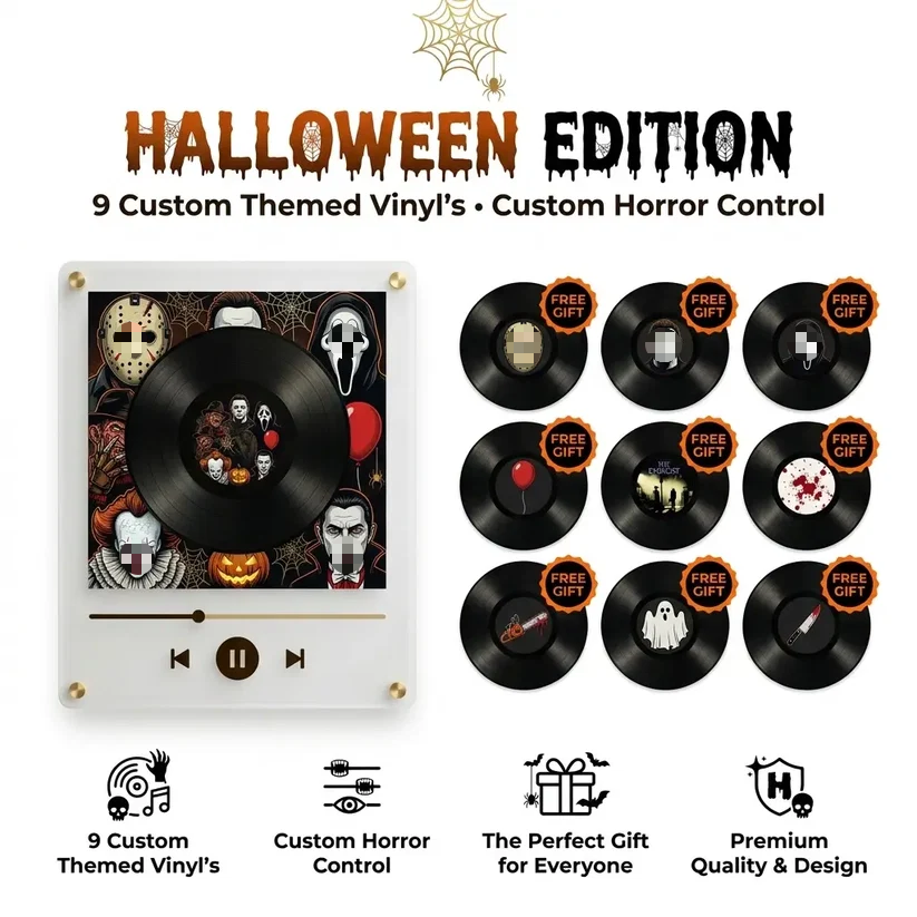 🕷️ Vintage Horror Music & Collectible Combo