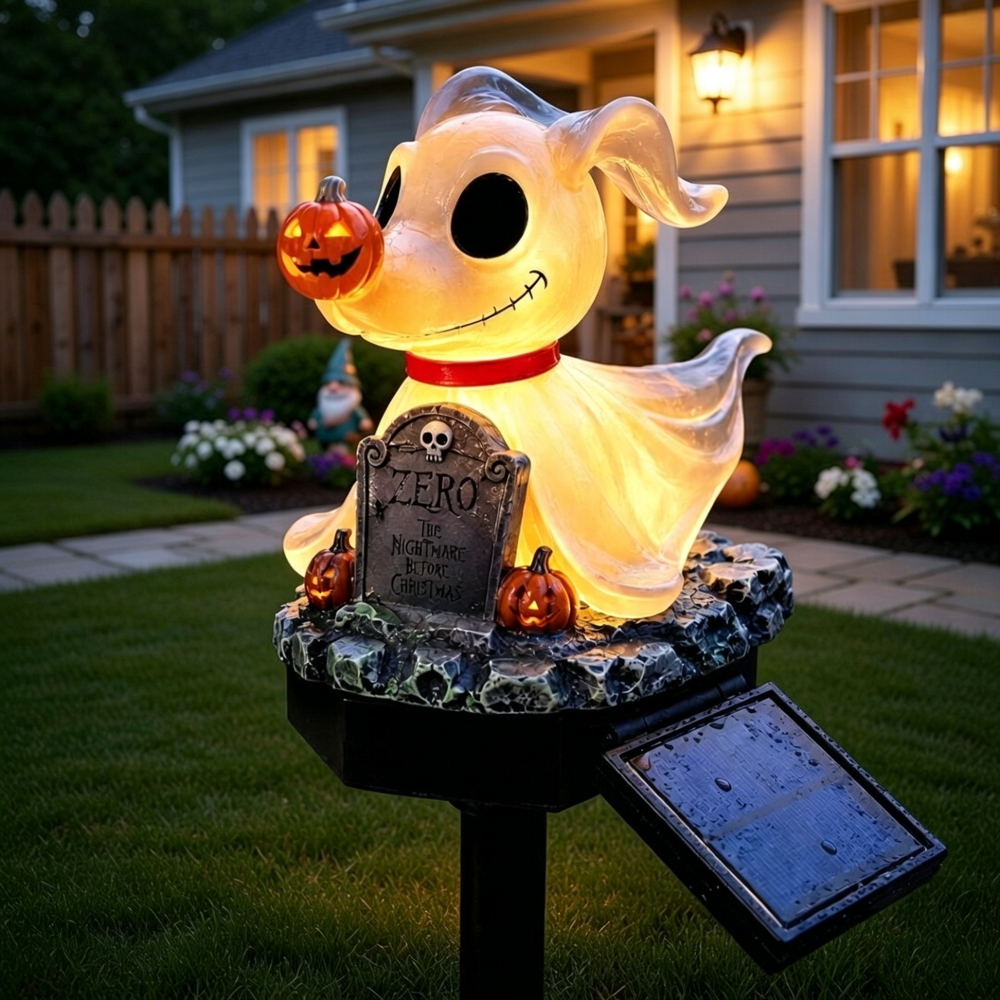 Zero Nightmare Before Christmas Solar Light 👻🎃