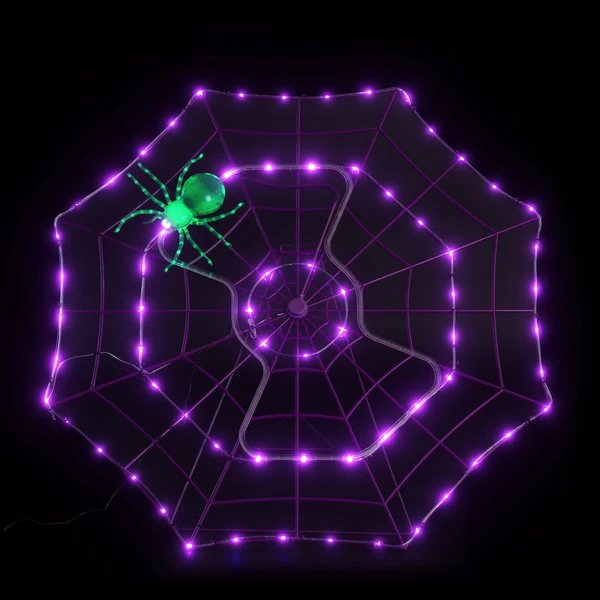 🕷️ Outdoor Animated Spider Web