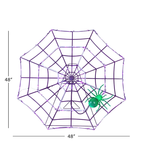 🕷️ Outdoor Animated Spider Web