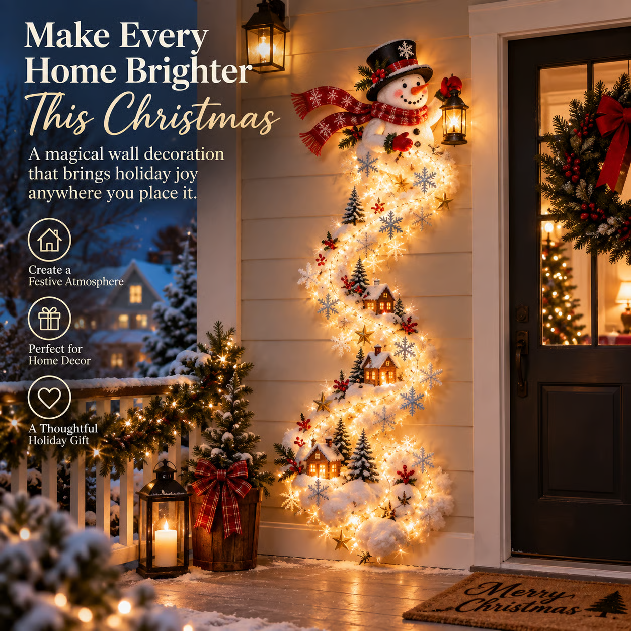 🎄 Christmas Magic Trail Wall Light 