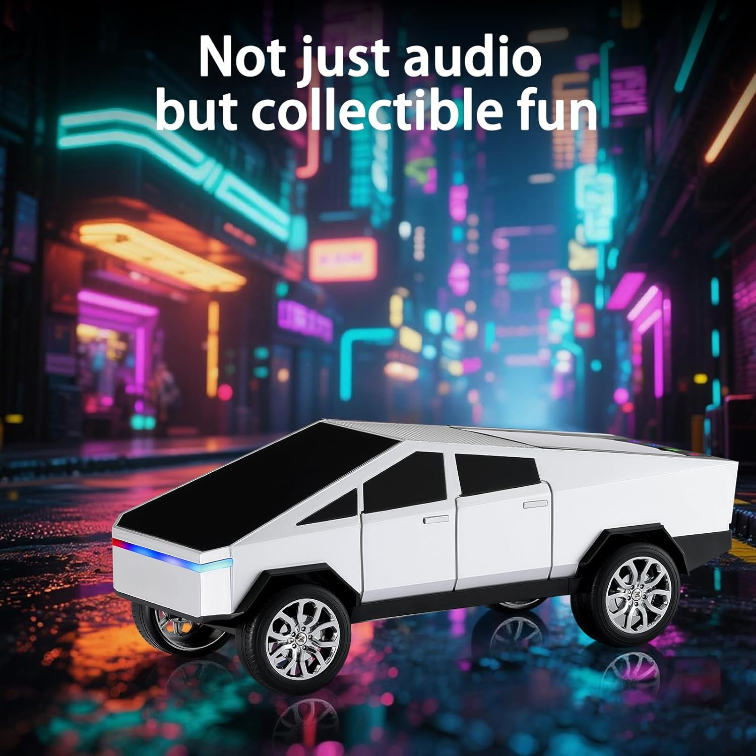 Cybertruck Style Portable Bluetooth Speaker 🚀🔊