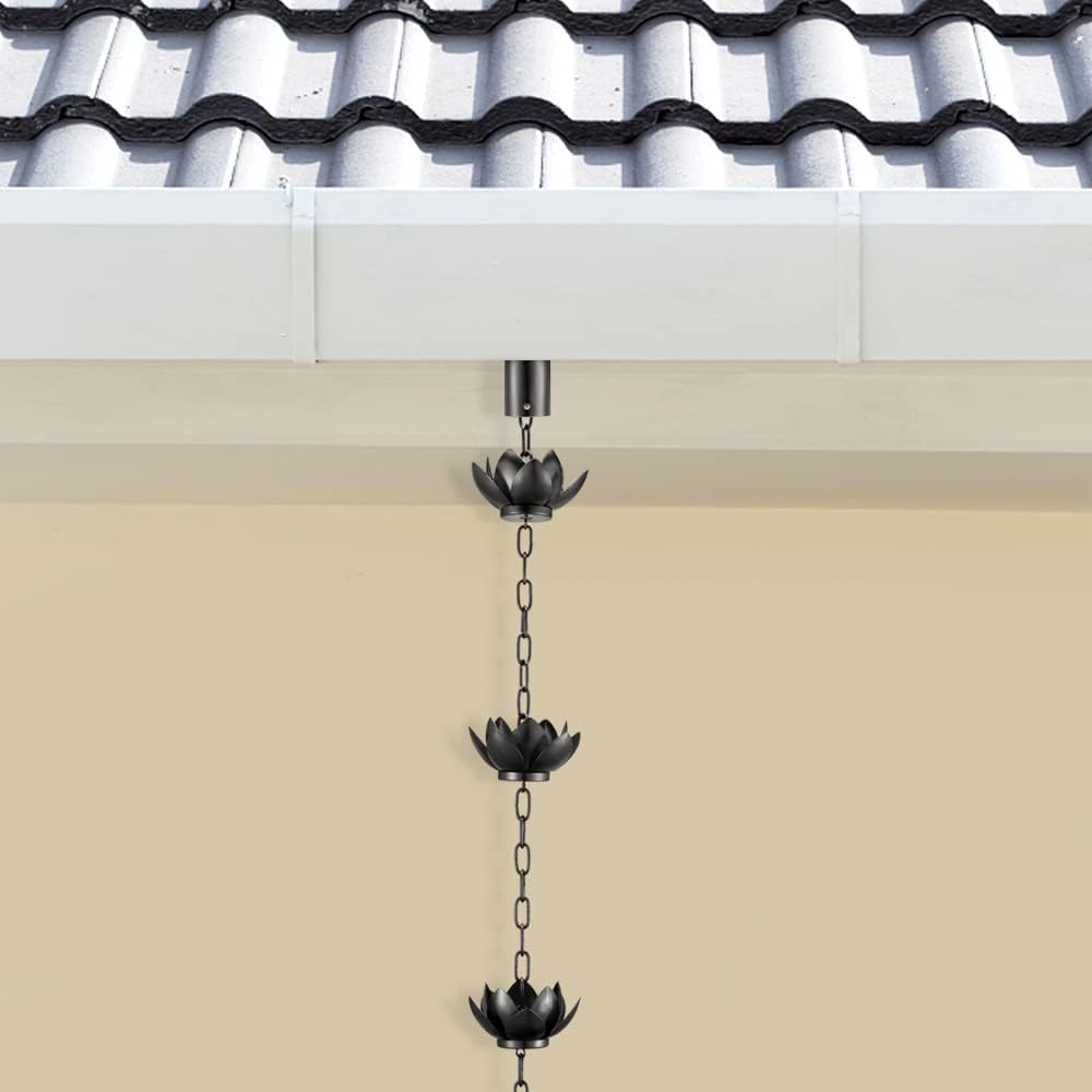 Elegant Oak Leaf Rain Chain 🌧️🏡
