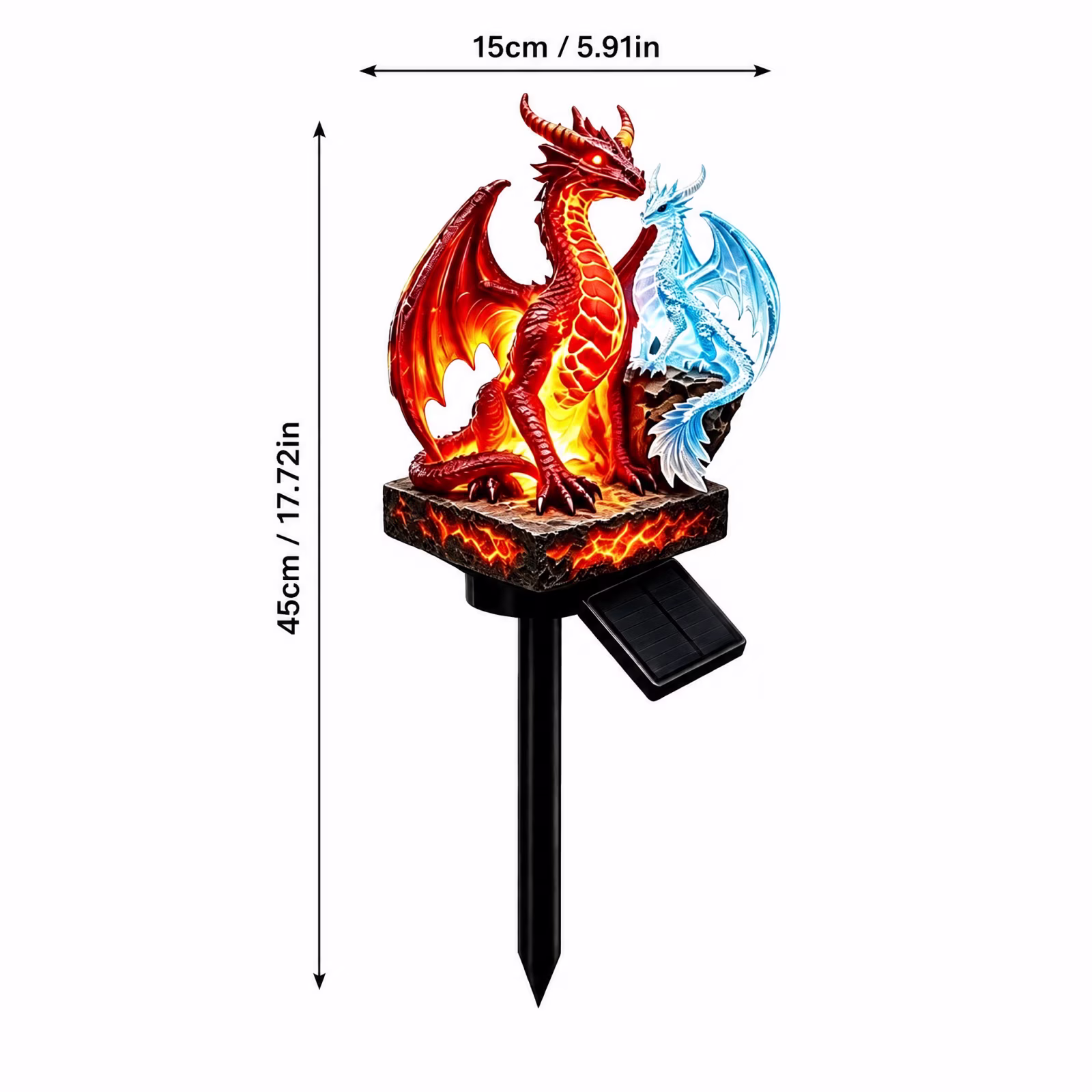 ❄️ A Frost Dragon That Glows — Cool Magic for Your Garden