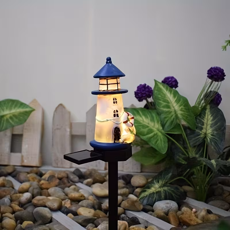 Lighthouse Solar Garden Light – Coastal Charm 🗼🌊