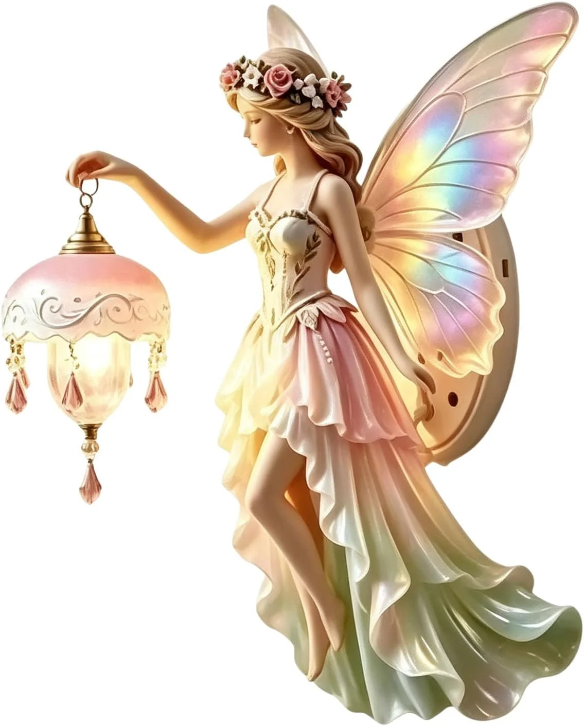 🧚 Vintage Fairy Wall Sconce – Magical, Cozy Glow for Any Wall