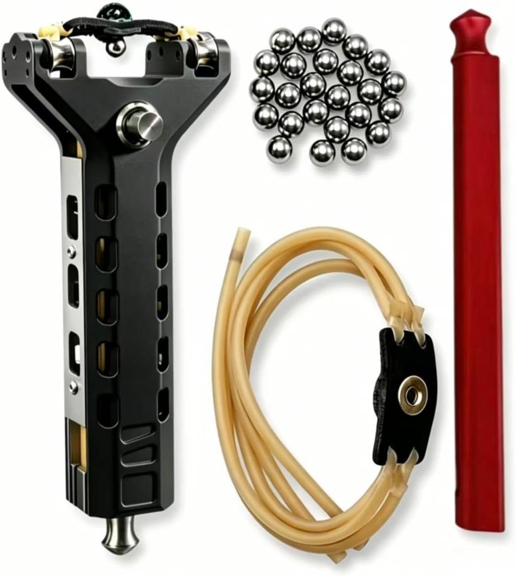 Automatic Slingshot with Magazine – Rapid Fire, Precision Accuracy 🎯🔫