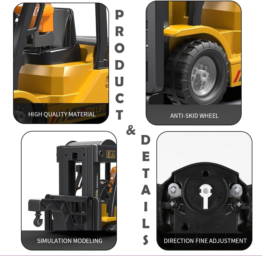 RC Forklift Construction Toy 🚜💨