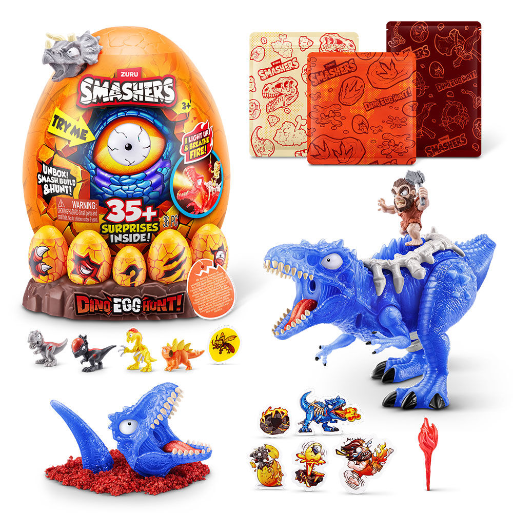 Smashers Dino Egg Hunt | Jurassic Surprise Toy 🦖🥚
