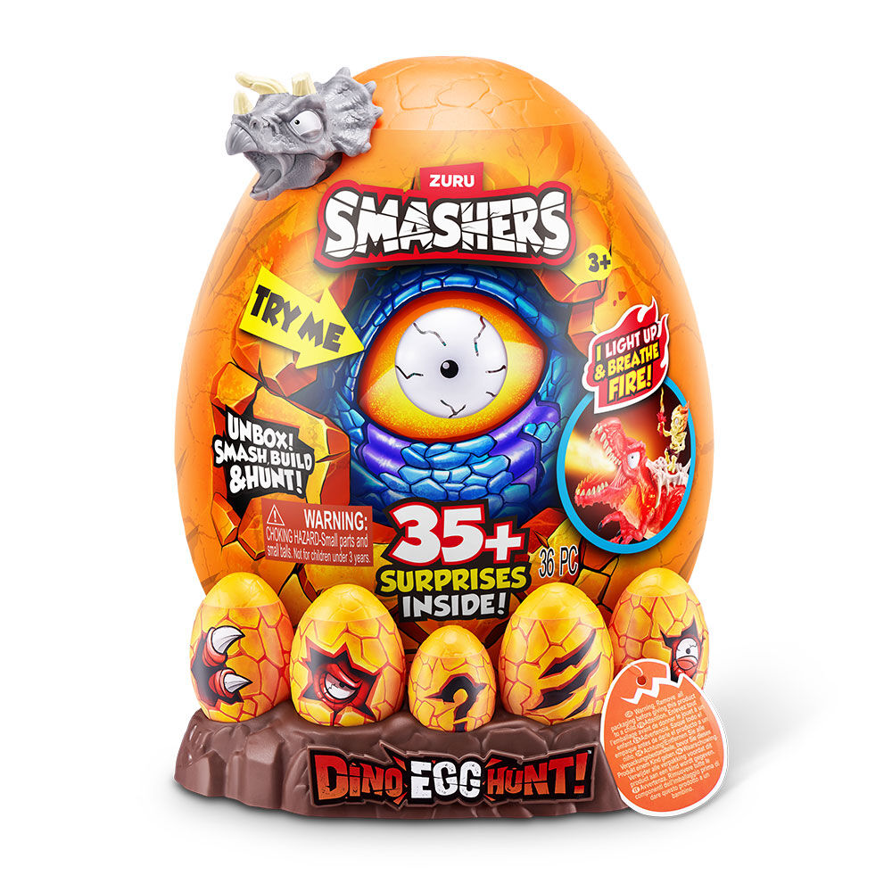 Smashers Dino Egg Hunt | Jurassic Surprise Toy 🦖🥚