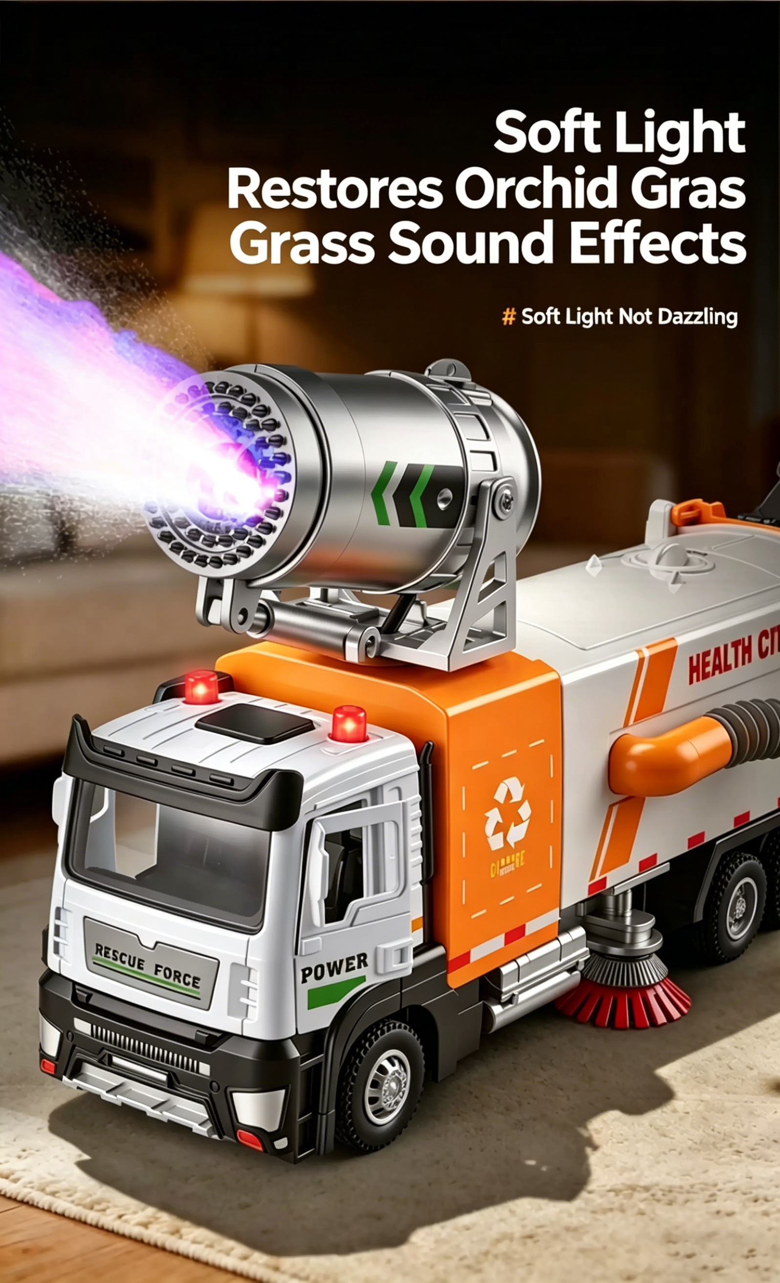 Kids’ Alloy Sanitation Truck Toy 🚛♻️