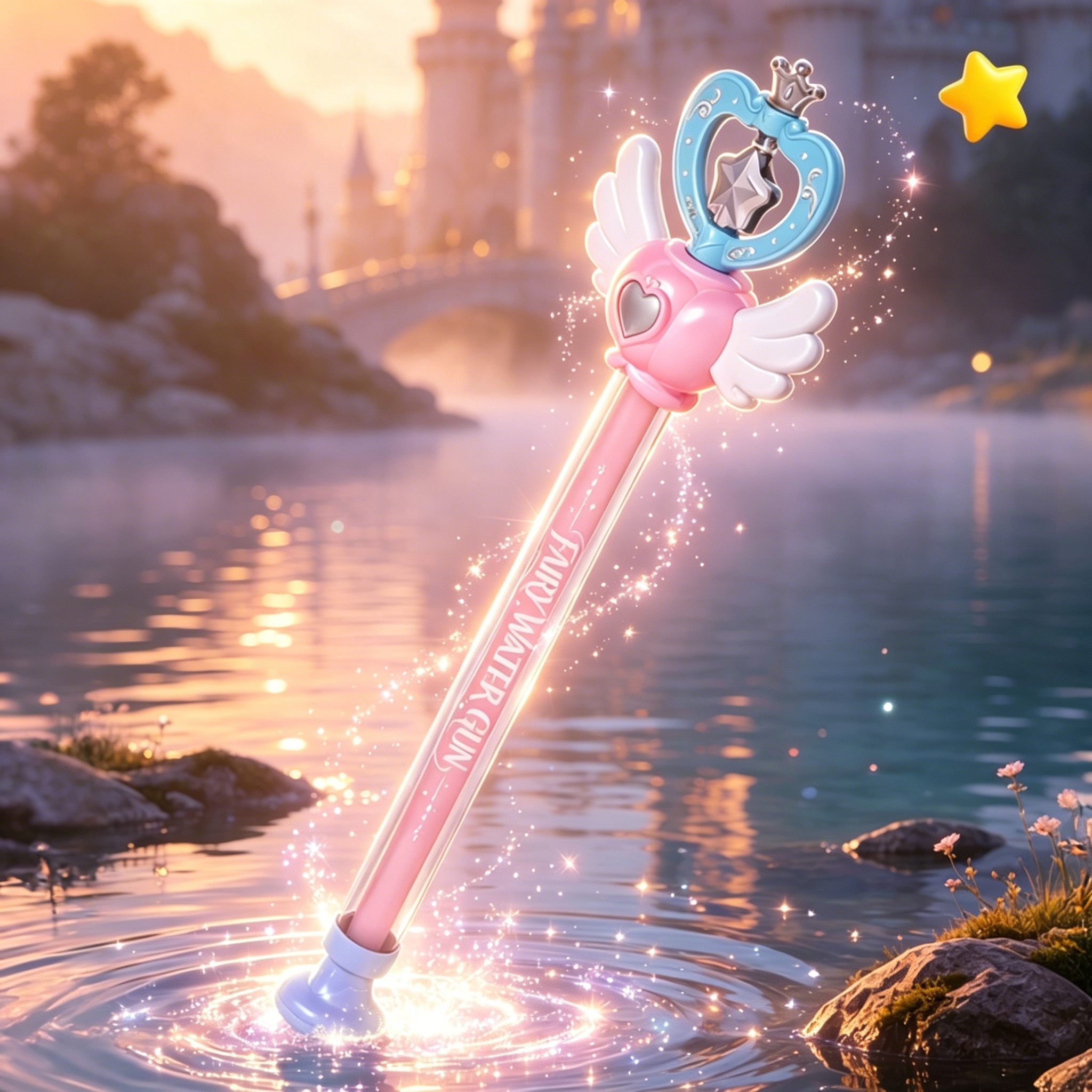 Fairy Spiral Water Wand – Magical Summer Fun for Little Hands 🧚‍♀️💧✨